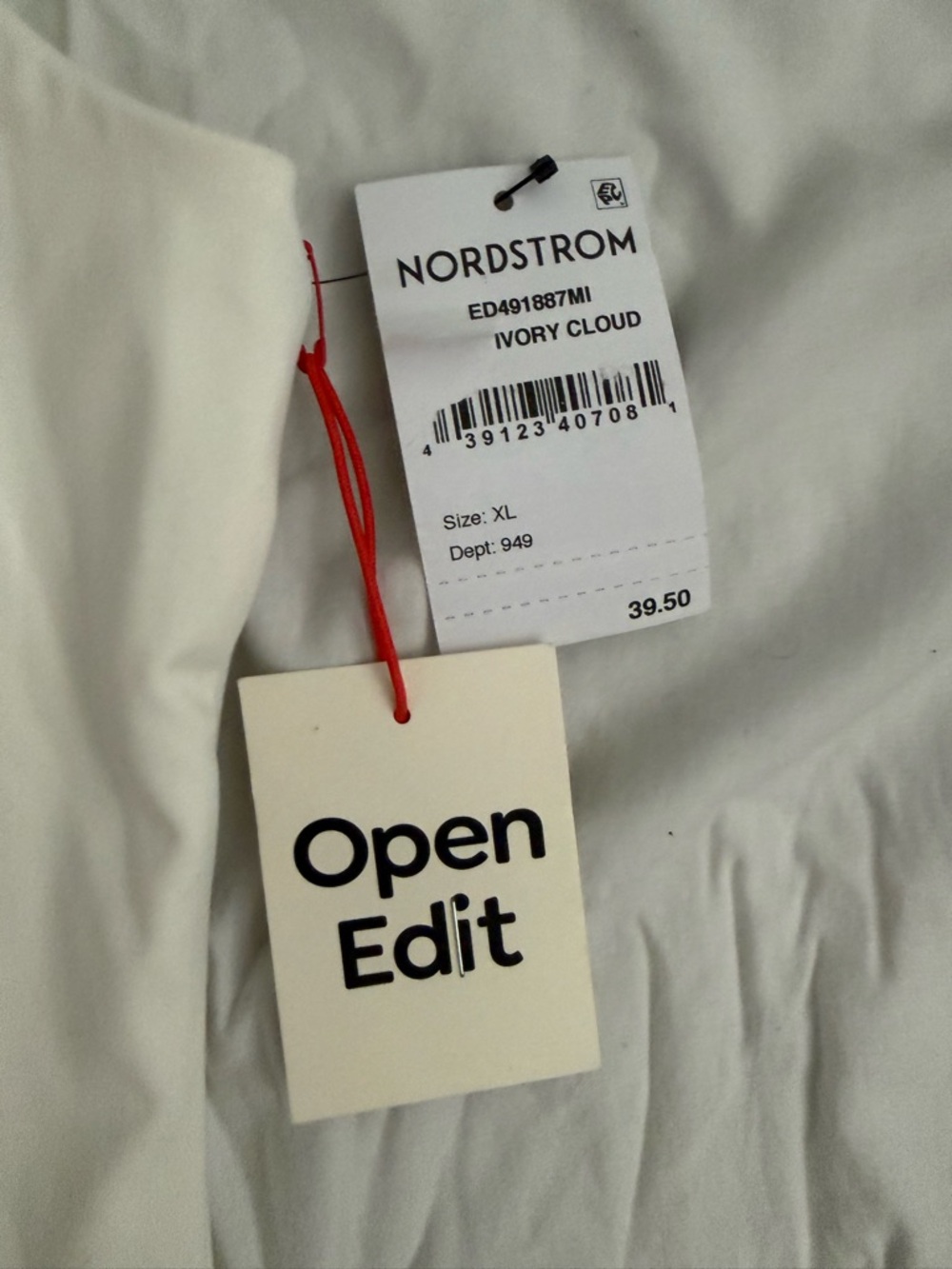 Open Edit Ivory Cloud Tank Top Size XL - Picture 3 of 7